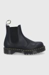 Шкіряні черевики Dr. Martens жіночі колір чорний на платформі 26205001-Black.Smoo Шкіряні черевики Dr. Martens жіночі колір чорний на платформі 26205001-Black.Smoo