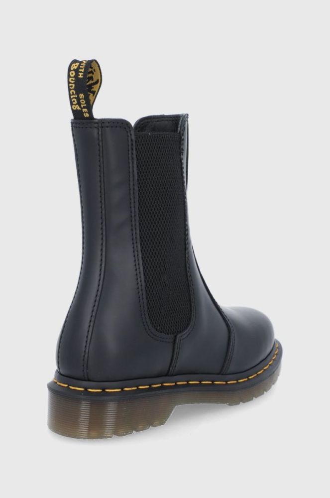 Шкіряні черевики Dr. Martens жіночі колір чорний на плоскому ходу (1835060) фото 3