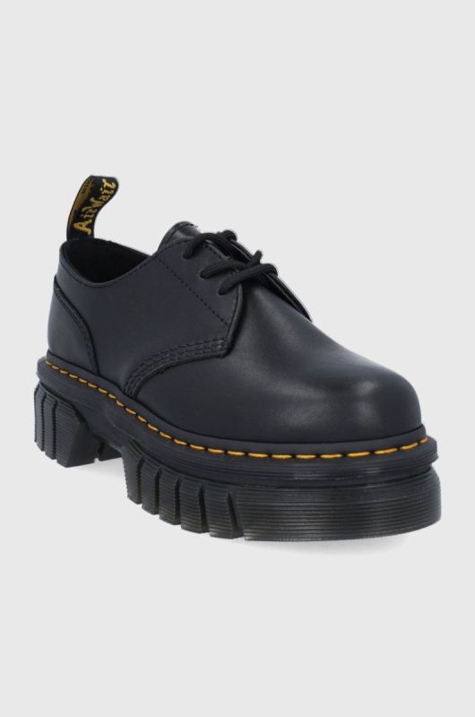 Туфлі Dr. Martens жіночі колір чорний на плоскому ходу DM27147001.Audrick.3i-Black.Napp фото 2