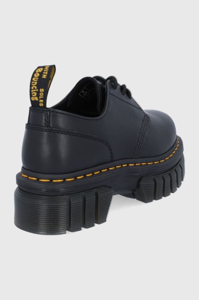 Туфлі Dr. Martens жіночі колір чорний на плоскому ходу DM27147001.Audrick.3i-Black.Napp фото 3