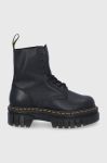 Черевики Dr. Martens жіночі колір чорний на плоскому ходу DM27149001Audrick.8i.Bl-Black.Napp Черевики Dr. Martens жіночі колір чорний на плоскому ходу DM27149001Audrick.8i.Bl-Black.Napp