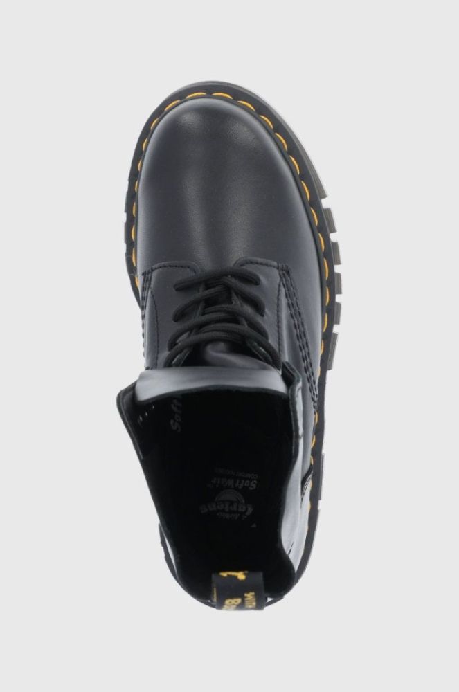 Черевики Dr. Martens жіночі колір чорний на плоскому ходу DM27149001Audrick.8i.Bl-Black.Napp фото 4