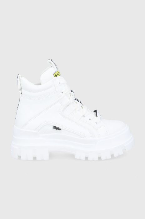 Черевики Buffalo жіночі колір білий на платформі (1805438)