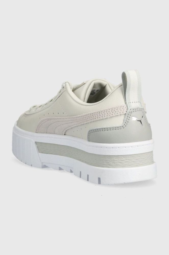 Черевики Puma Mayze Lth колір сірий на платформі фото 3