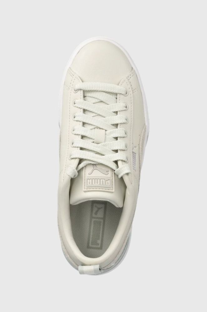 Черевики Puma Mayze Lth колір сірий на платформі фото 4