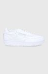 Шкіряні черевики Reebok Classic Club C Double GW0854 колір білий на плоскому ходу GW0854.100006321-WHT/GRY Шкіряні черевики Reebok Classic Club C Double GW0854 колір білий на плоскому ходу GW0854.100006321-WHT/GRY