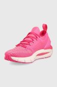 Бігові кросівки Under Armour Phantom 2 IntelliKnit колір рожевий на плоскому ходу 3024155-601