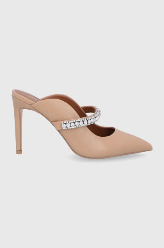 Шкіряні туфлі Kurt Geiger London колір коричневий