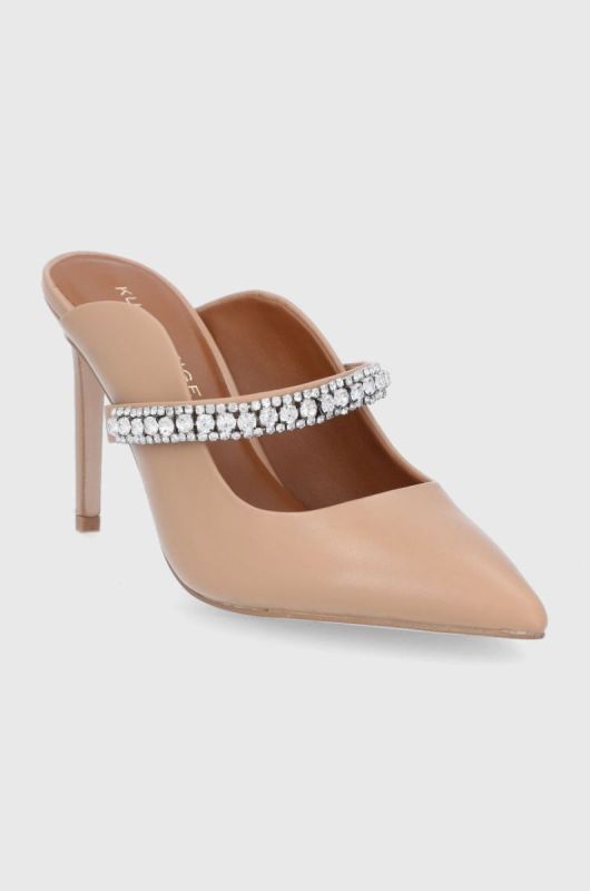 Шкіряні туфлі Kurt Geiger London колір коричневий фото 2