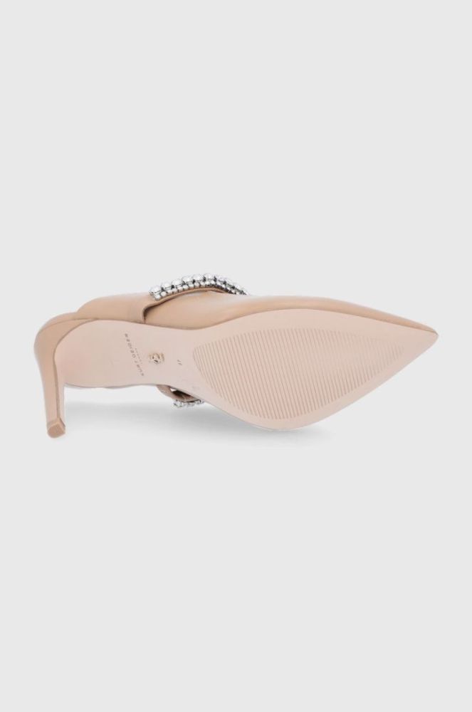 Шкіряні туфлі Kurt Geiger London колір коричневий фото 5