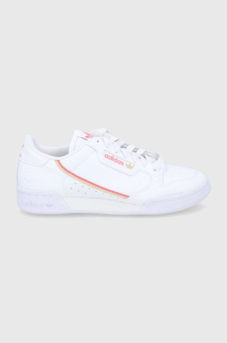 Черевики adidas Originals колір білий на плоскому ходу H05315-WHT/HZRS