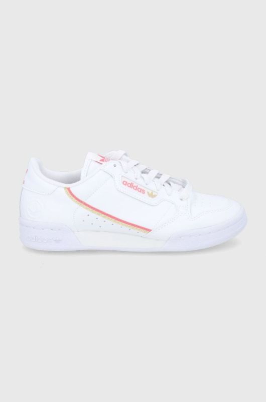 Черевики adidas Originals колір білий на плоскому ходу H05315-WHT/HZRS