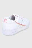 Черевики adidas Originals колір білий на плоскому ходу H05315-WHT/HZRS