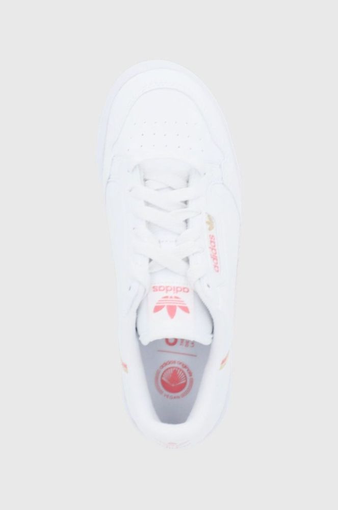 Черевики adidas Originals колір білий на плоскому ходу H05315-WHT/HZRS фото 4