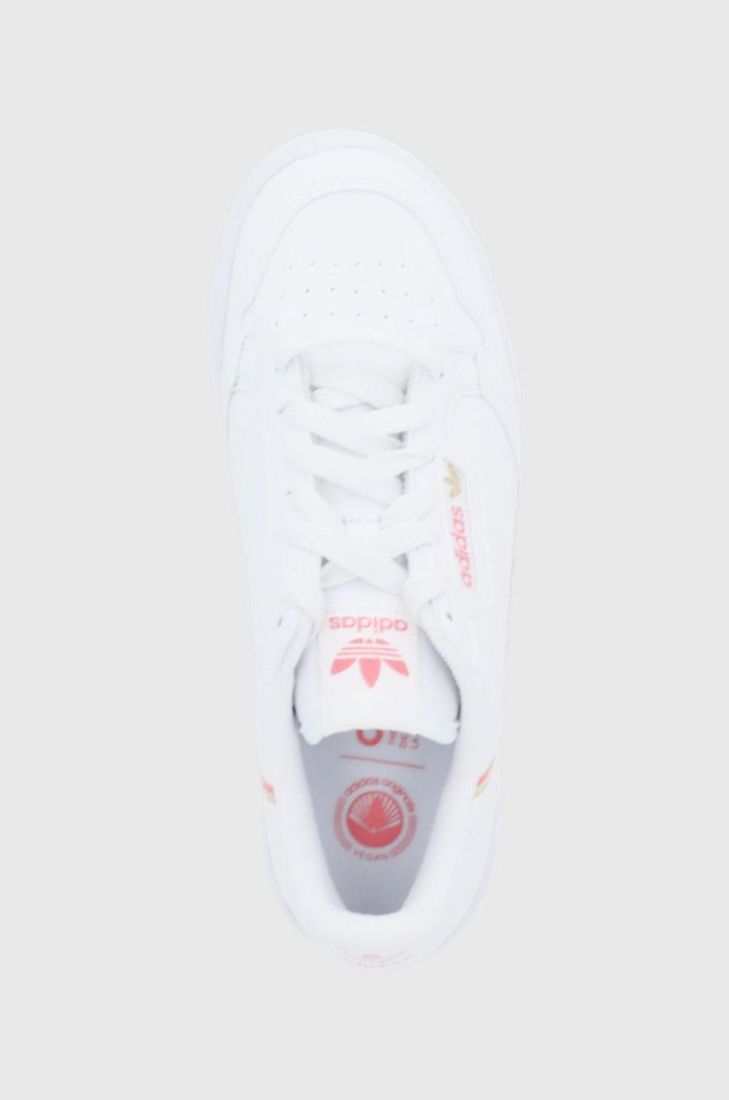 Черевики adidas Originals колір білий на плоскому ходу H05315-WHT/HZRS