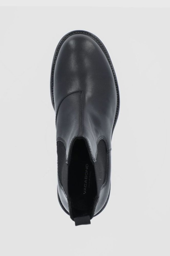 Шкіряні черевики Vagabond Shoemakers жіночі колір чорний на плоскому ходу (1850224) фото 4