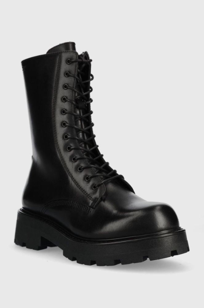 Шкіряні черевики Vagabond Shoemakers Cosmo жіночі колір чорний на платформі фото 2