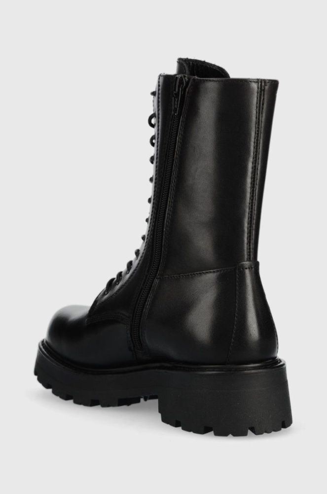 Шкіряні черевики Vagabond Shoemakers Cosmo жіночі колір чорний на платформі фото 3