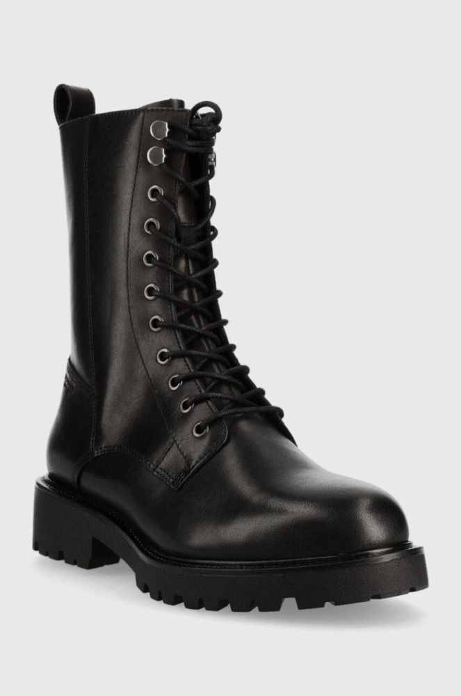 Шкіряні черевики Vagabond Shoemakers Kenova жіночі колір чорний на плоскому ходу утеплене (2594968) фото 2