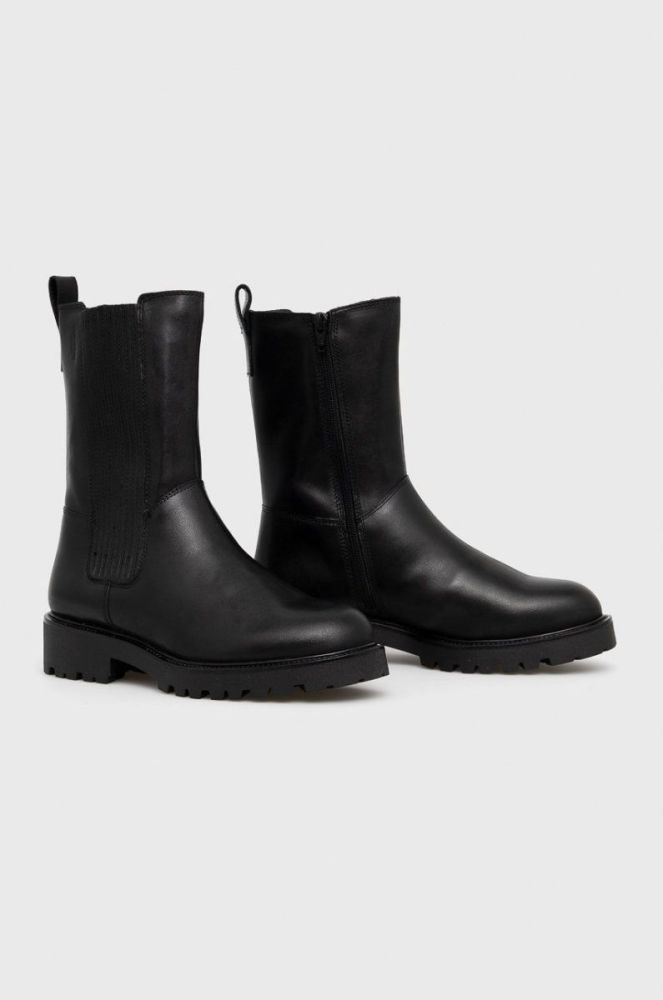 Шкіряні черевики Vagabond Shoemakers Kenova жіночі колір чорний на плоскому ходу утеплене (1908295) фото 2