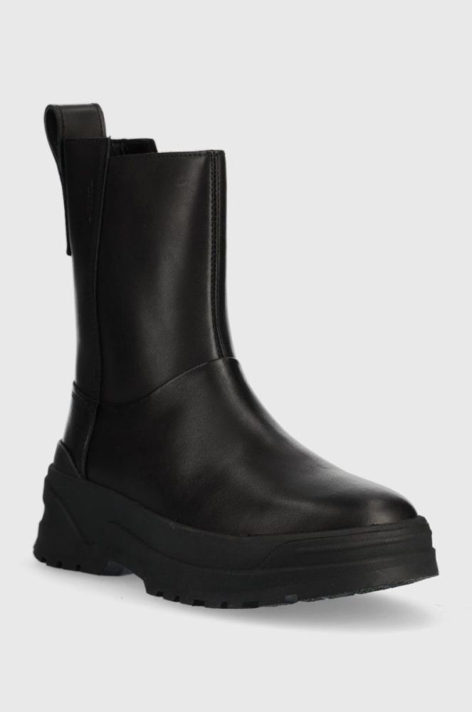 Шкіряні черевики Vagabond Shoemakers Maxime жіночі колір чорний на платформі злегка утеплена фото 2