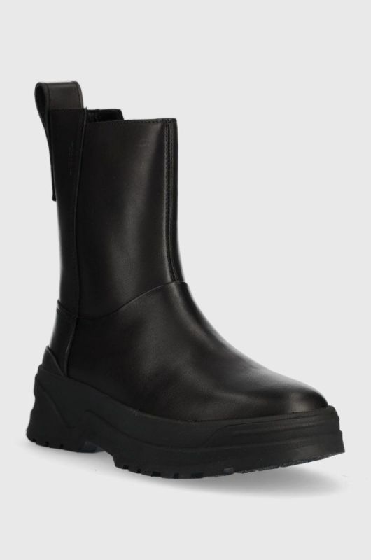 Шкіряні черевики Vagabond Shoemakers Maxime жіночі колір чорний на платформі злегка утеплена фото 2