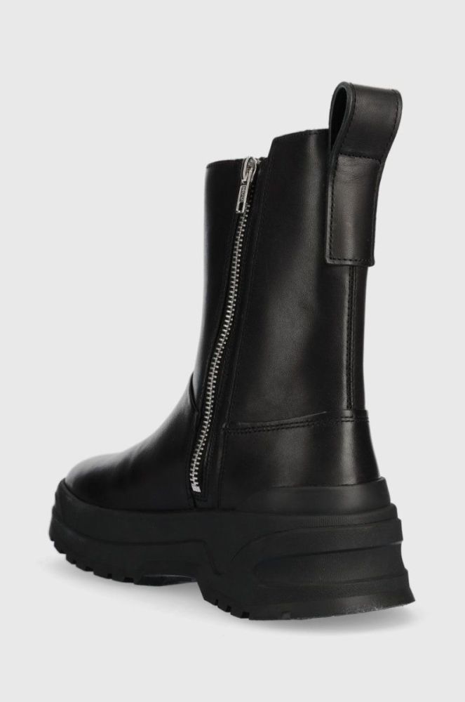 Шкіряні черевики Vagabond Shoemakers Maxime жіночі колір чорний на платформі злегка утеплена фото 3