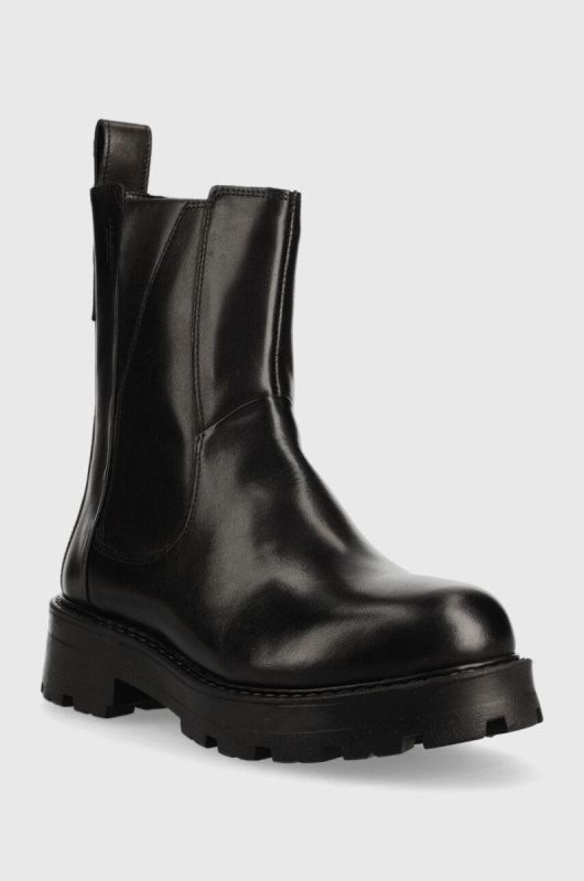 Шкіряні черевики Vagabond Shoemakers Cosmo жіночі колір чорний на платформі утеплене фото 2