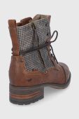 Черевики Mustang жіночі колір коричневий на плоскому ходу утеплене (1780891)