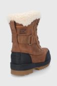 Шкіряні чоботи Sorel Torino II Parc Bot WP колір бежевий