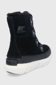 Замшеві чоботи Sorel колір чорний