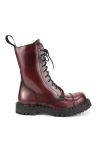 Шкіряні черевики Altercore жіночі колір бордовий на плоскому ходу Шкіряні черевики Altercore жіночі колір бордовий на плоскому ходу