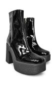 Черевики Altercore Mazikeen жіночі колір чорний каблук блок