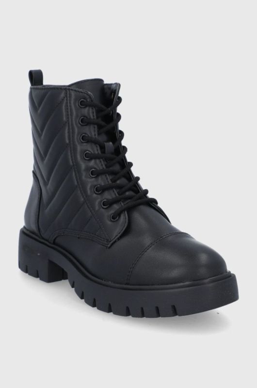 Черевики Aldo Aubree жіночі колір чорний на плоскому ходу фото 2