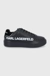 Шкіряні черевики Karl Lagerfeld колір чорний на платформі (1761563) Шкіряні черевики Karl Lagerfeld колір чорний на платформі (1761563)