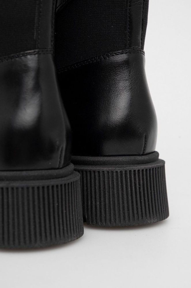Шкіряні черевики Kurt Geiger London жіночі колір чорний на платформі фото 4