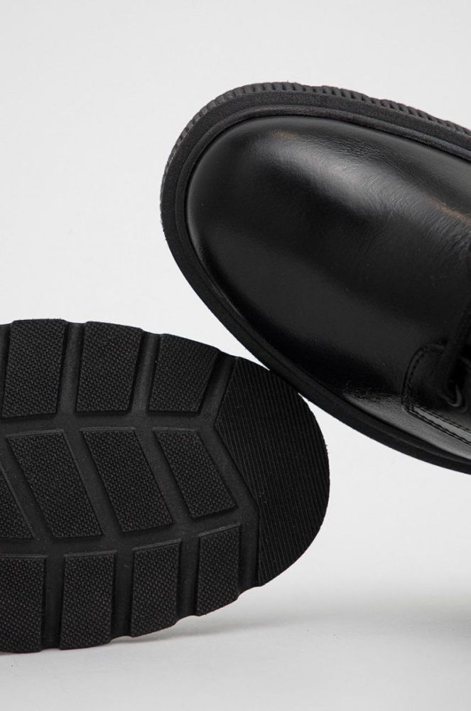 Шкіряні черевики Kurt Geiger London жіночі колір чорний на платформі фото 5