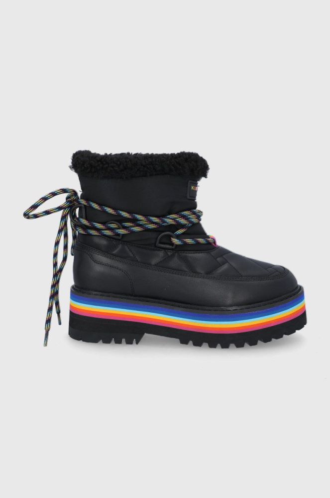 Зимові чоботи Kurt Geiger London Toronto Rainbow колір чорний