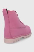 Черевики Native Johnny Treklite жіночі колір рожевий на плоскому ходу злегка утеплена Черевики Native Johnny Treklite жіночі колір рожевий на плоскому ходу злегка утеплена