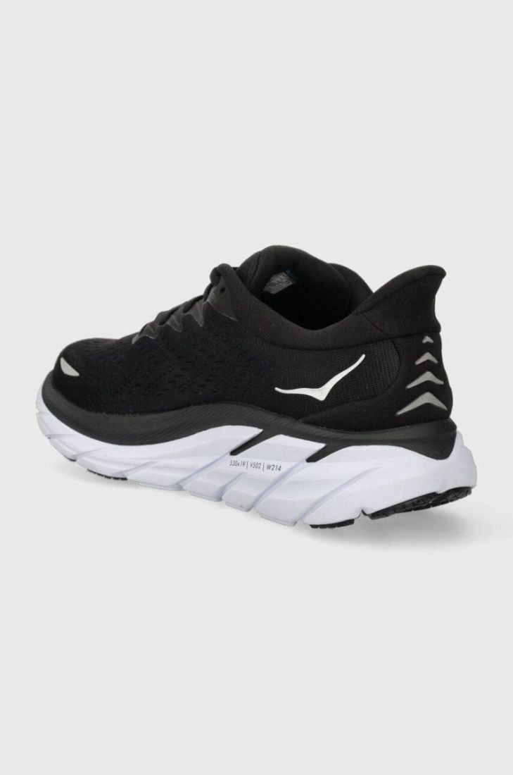 Кросівки для тренувань Hoka One One CLIFTON 8 колір чорний на плоскому ходу 1119394-AEBL