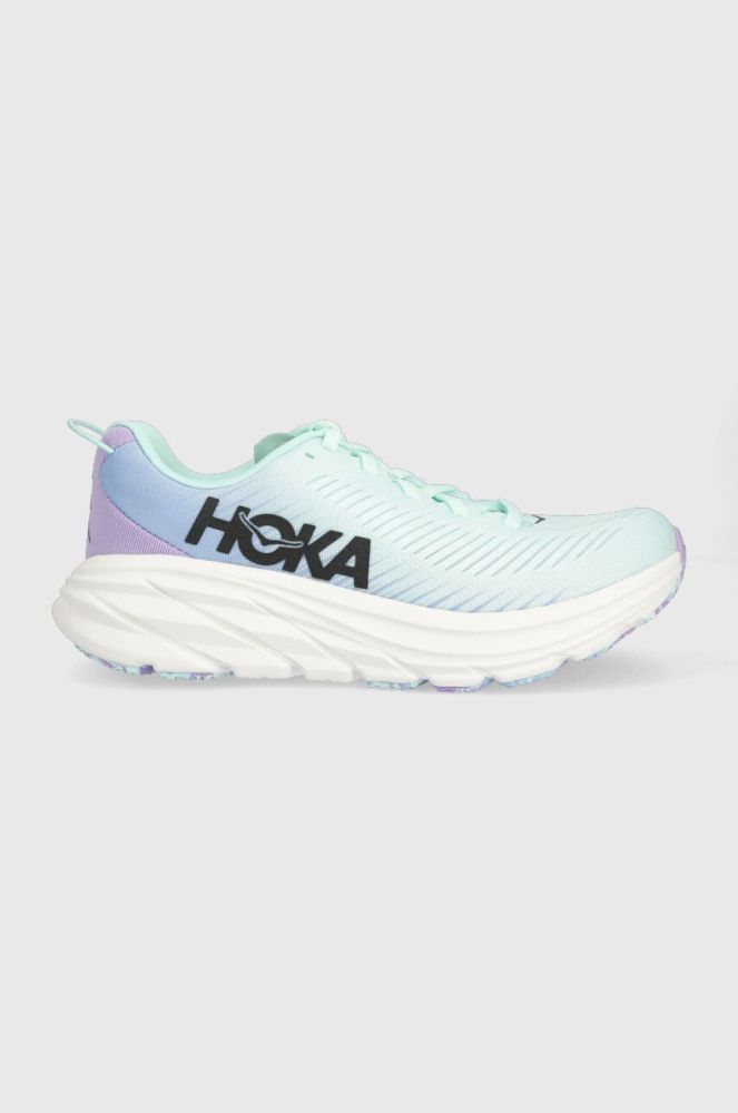 Черевики Hoka One One RINCON 3 колір бірюзовий на плоскому ходу