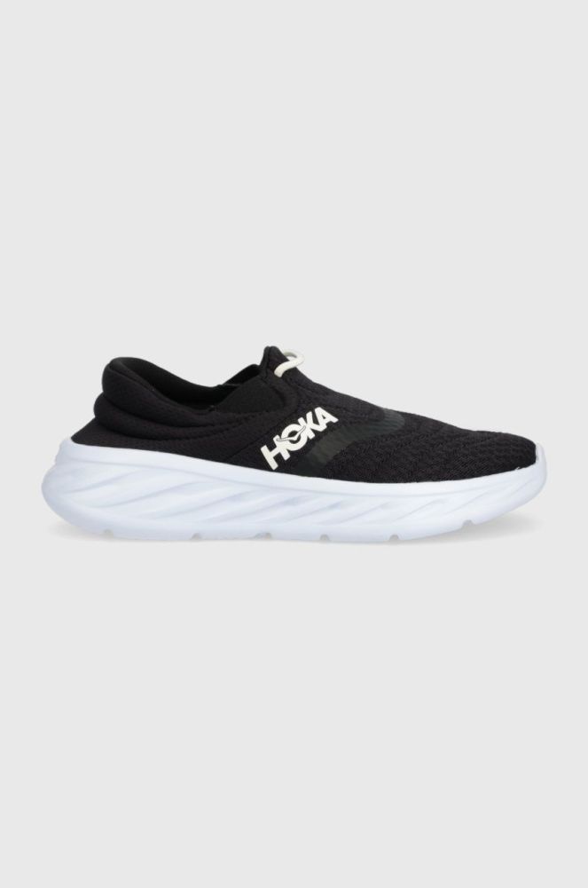 Черевики Hoka ORA RECOVERY SHOE 2 колір чорний на платформі 1119398-CFST