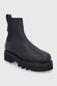 Шкіряні черевики Furla Rita Chelsea жіночі колір чорний на платформі YE78FRI WU0000 O6000