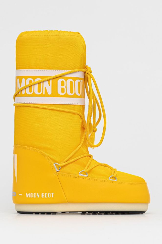 Moon Boot - Зимові чоботи Nylon 14004400.MOON.BOOT.NYLO-CREAM колір жовтий (1752257)