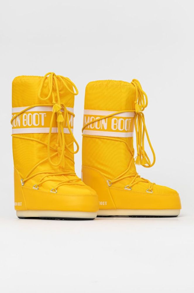 Moon Boot - Зимові чоботи Nylon 14004400.MOON.BOOT.NYLO-CREAM колір жовтий (1752257) фото 2