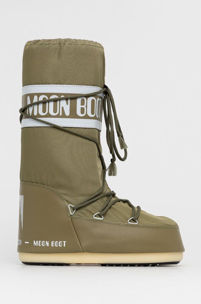 Moon Boot - Зимові чоботи Nylon 14004400.MOON.BOOT.NYLO-CREAM колір зелений (1752258)