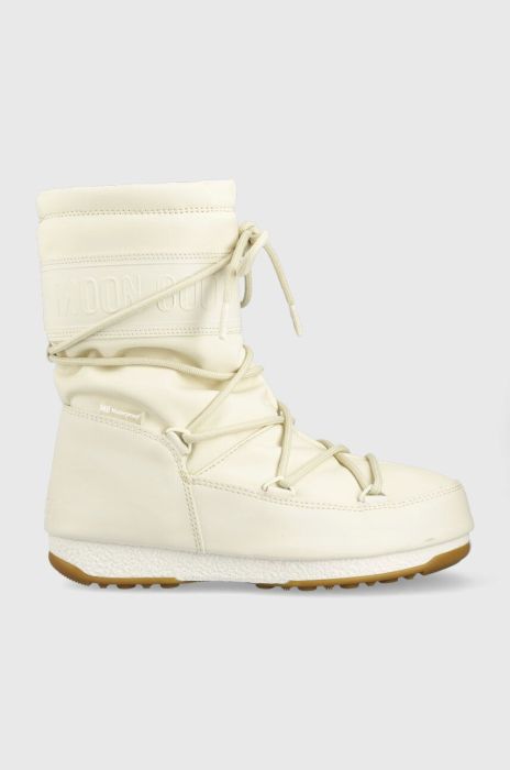 Зимові чоботи Moon Boot колір кремовий 24010300.MOON.BOOT.MID.-BLACK