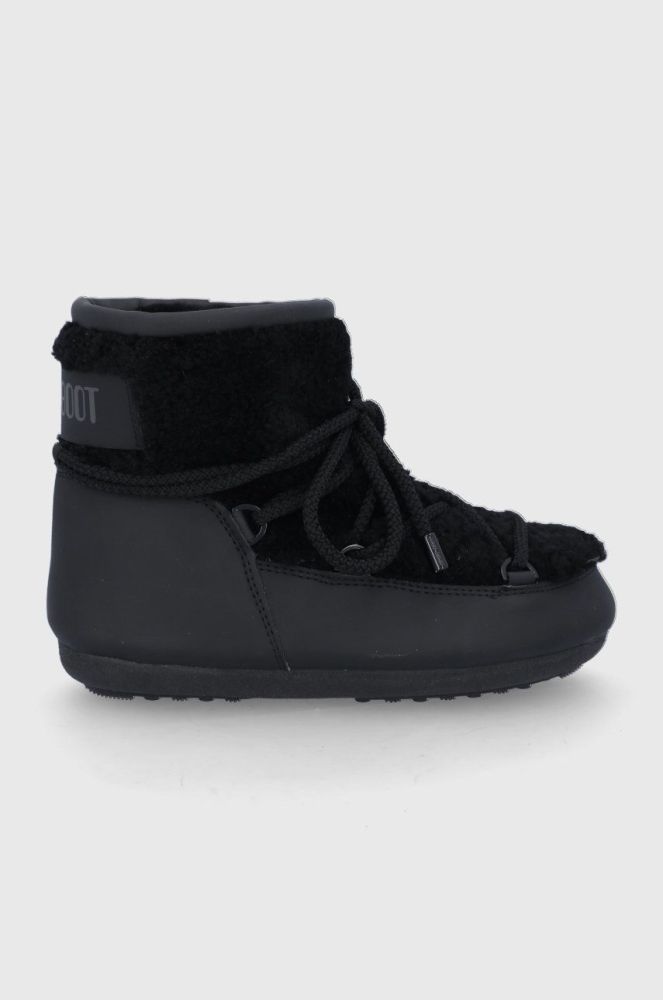 Moon Boot - Зимові чоботи Side Low Matt 24301600.M.BOOT.DK.SIDE-BLACK колір чорний