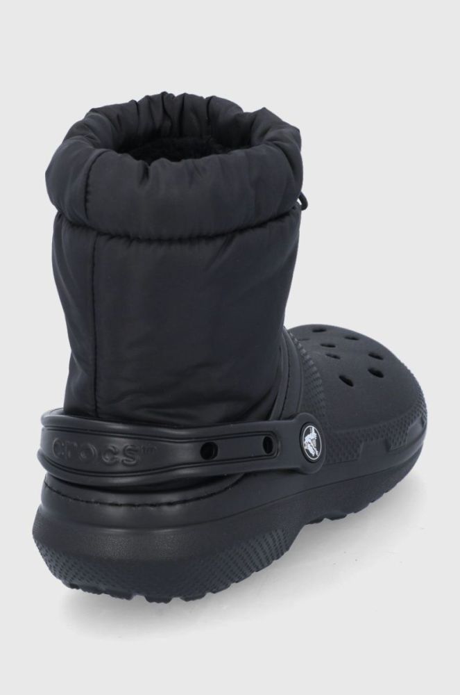 Зимові чоботи Crocs Classic Lined Neo Puff Boot колір чорний 206630 фото 3