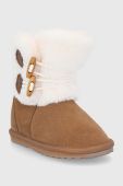 Дитячі замшеві чоботи Emu Australia Burnet колір коричневий
